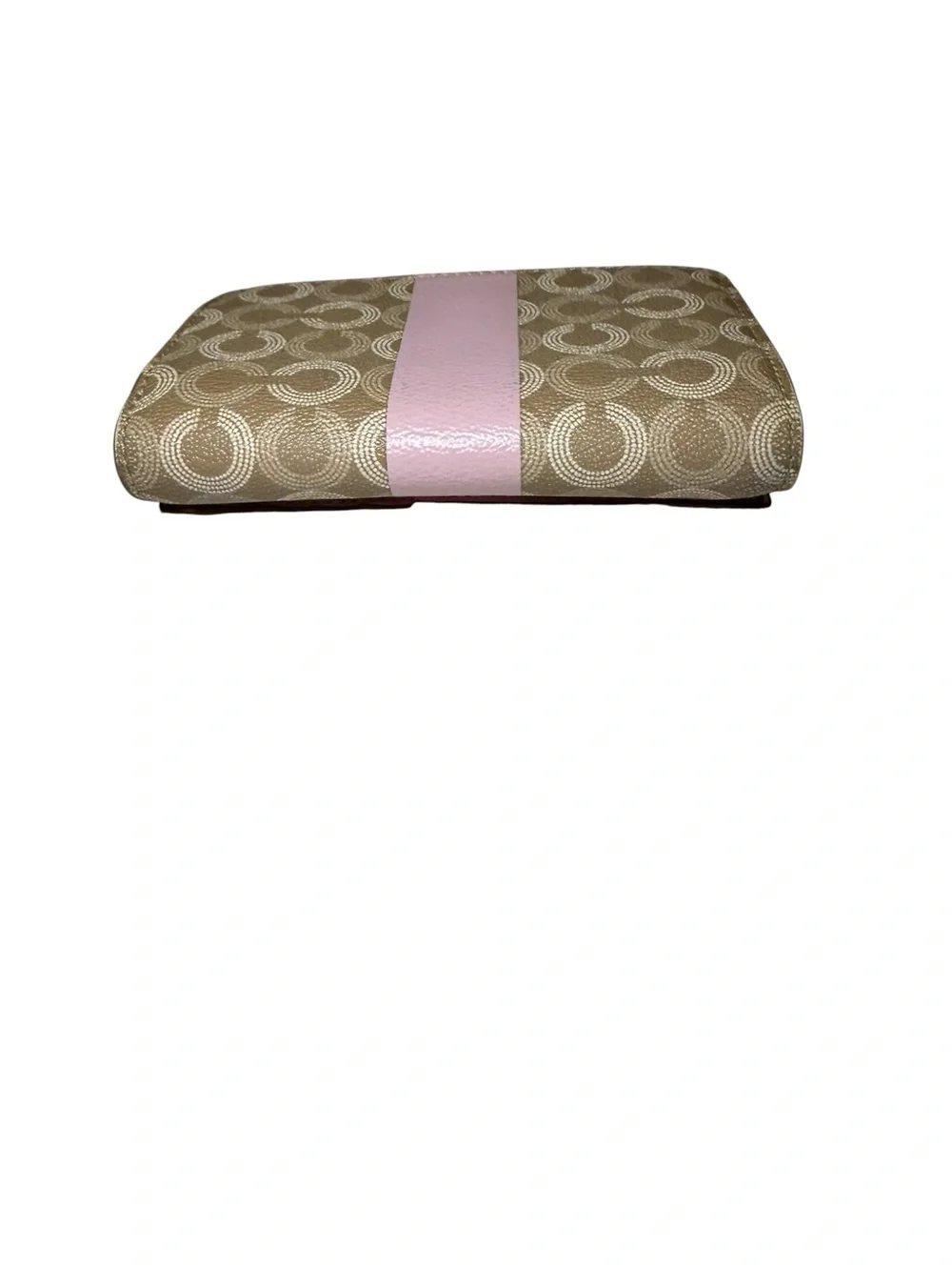 Vintage Y2K Coach Madison Dotted Op Art Trifold Wallet
